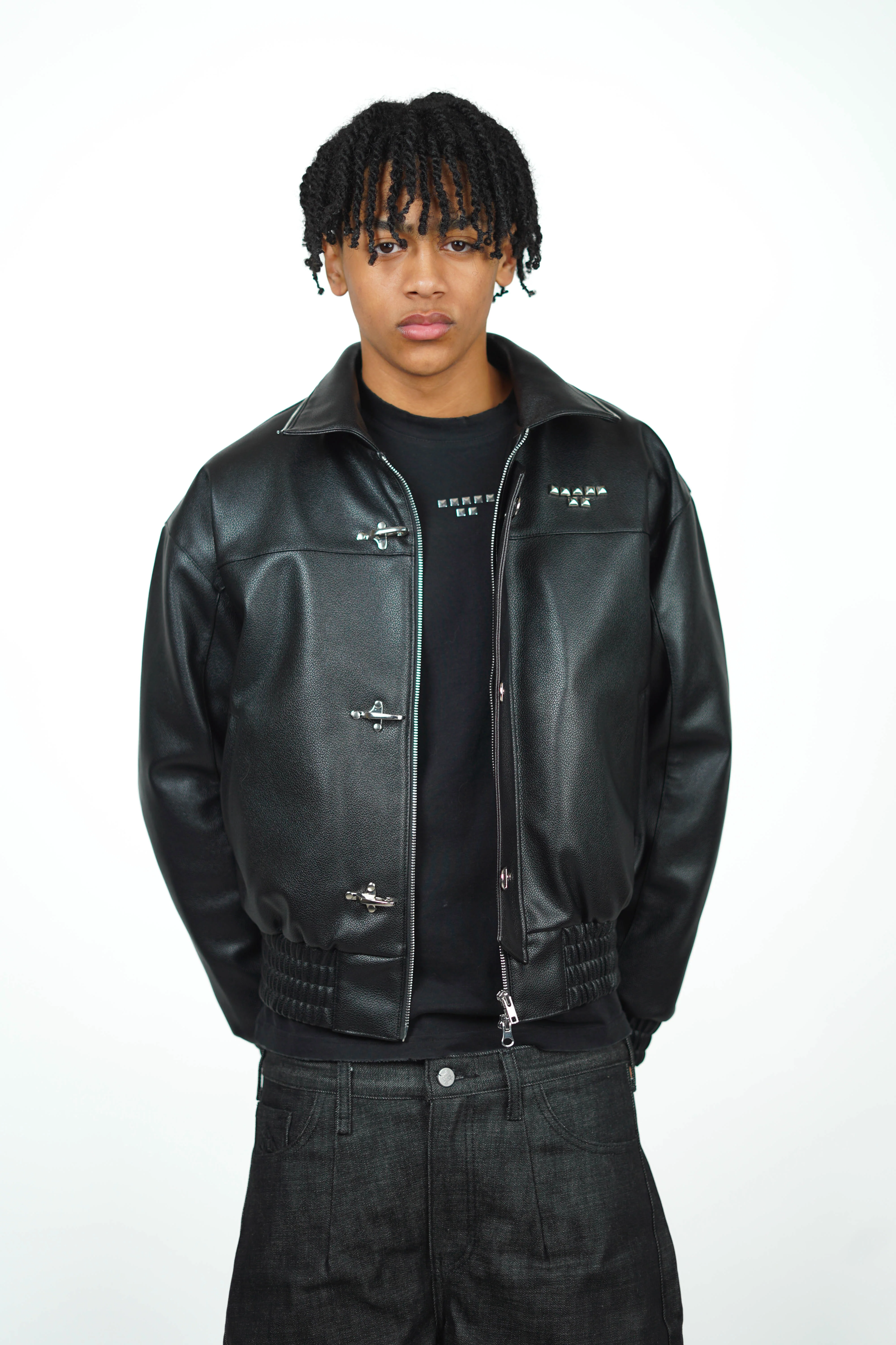 BLACK ABORNED JACKET