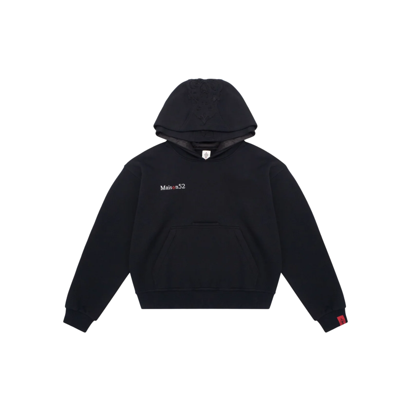 PRE-ORDERS BLACK DOUBLE HOOD HOODIE