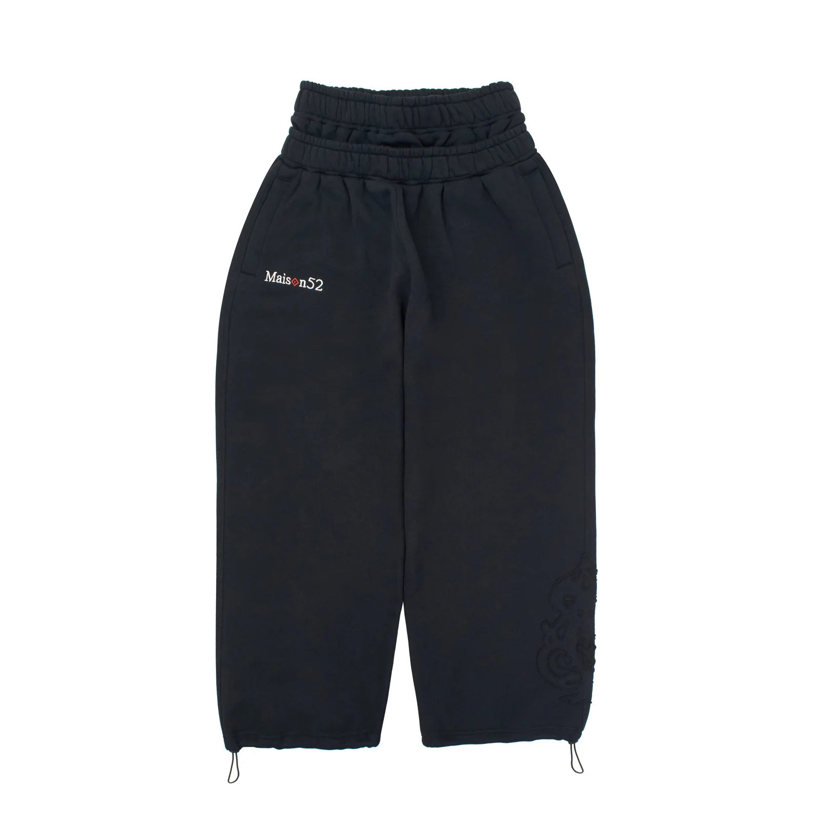 CARD SWEATPANT Black