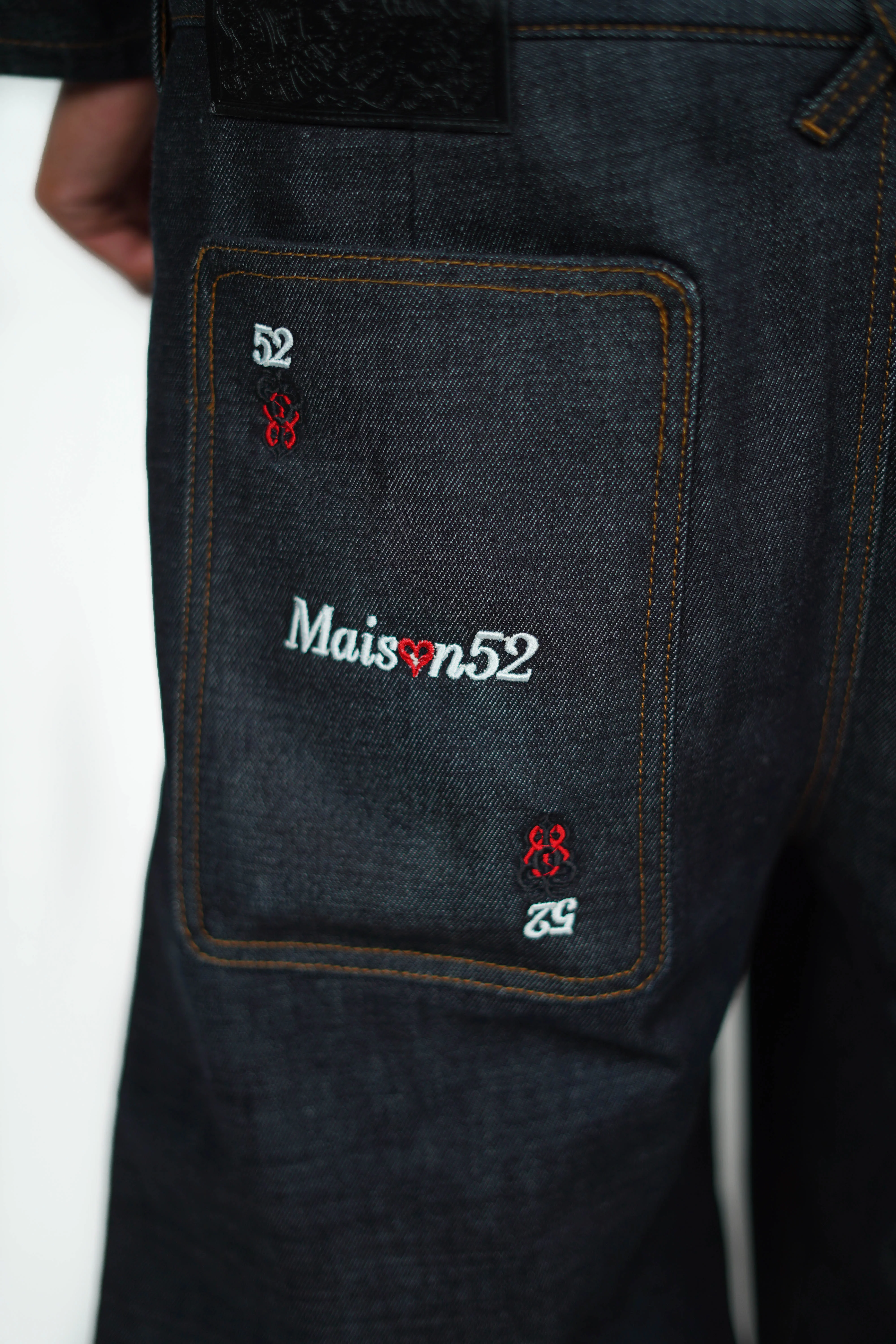 CARD SELVEDGE BLUE JEANS