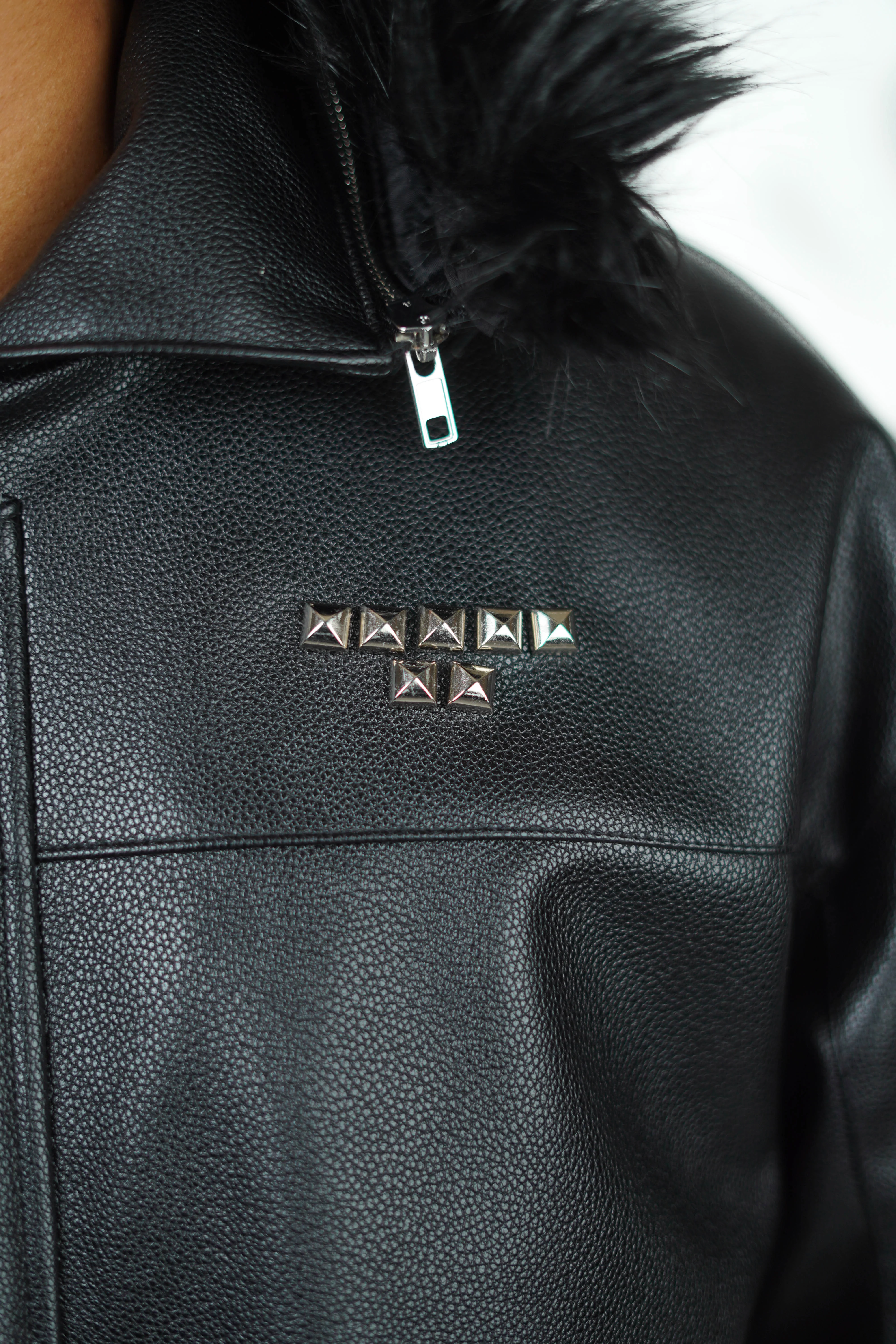 BLACK ABORNED JACKET