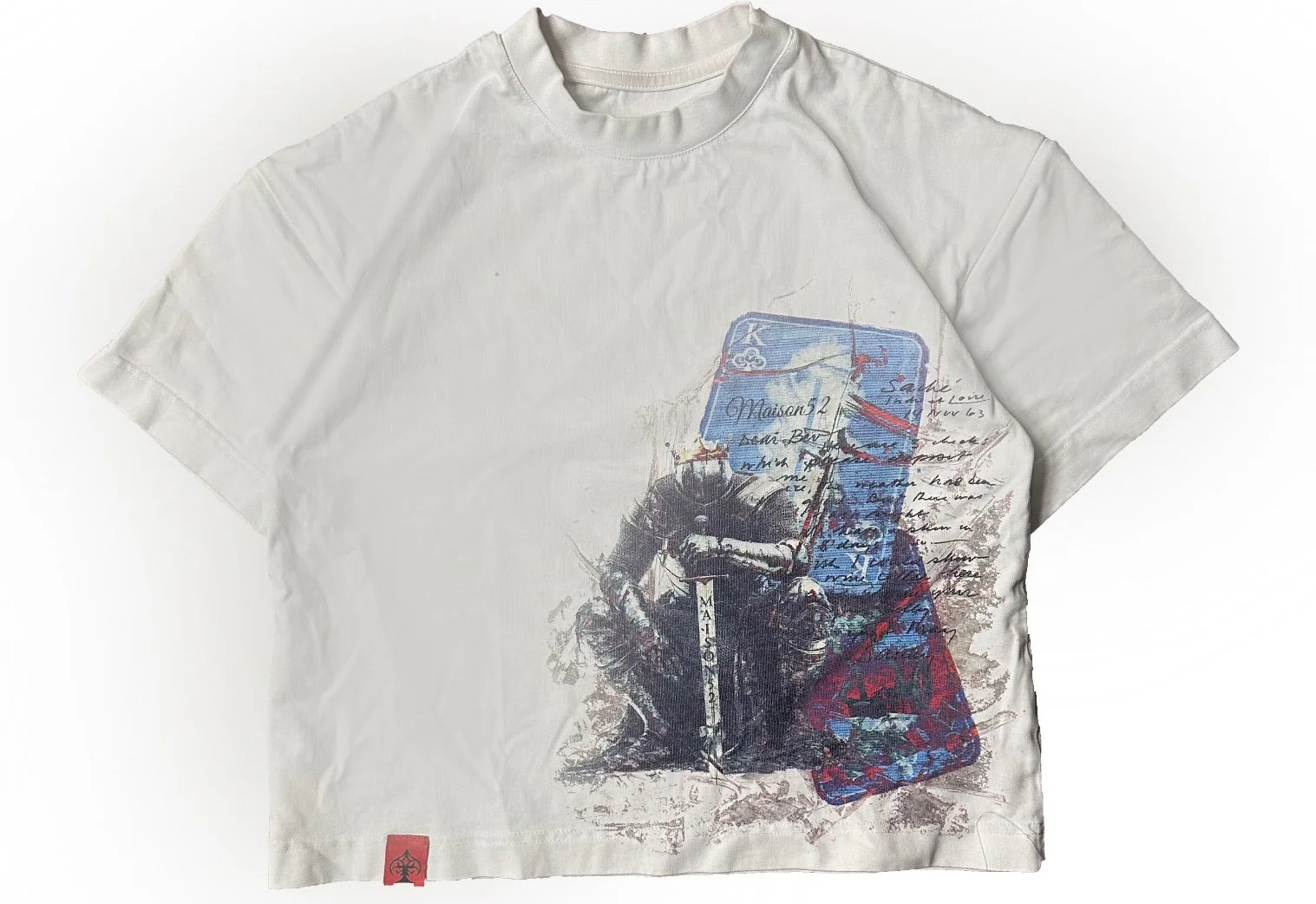 WHITE FALLEN KNIGHT TEE