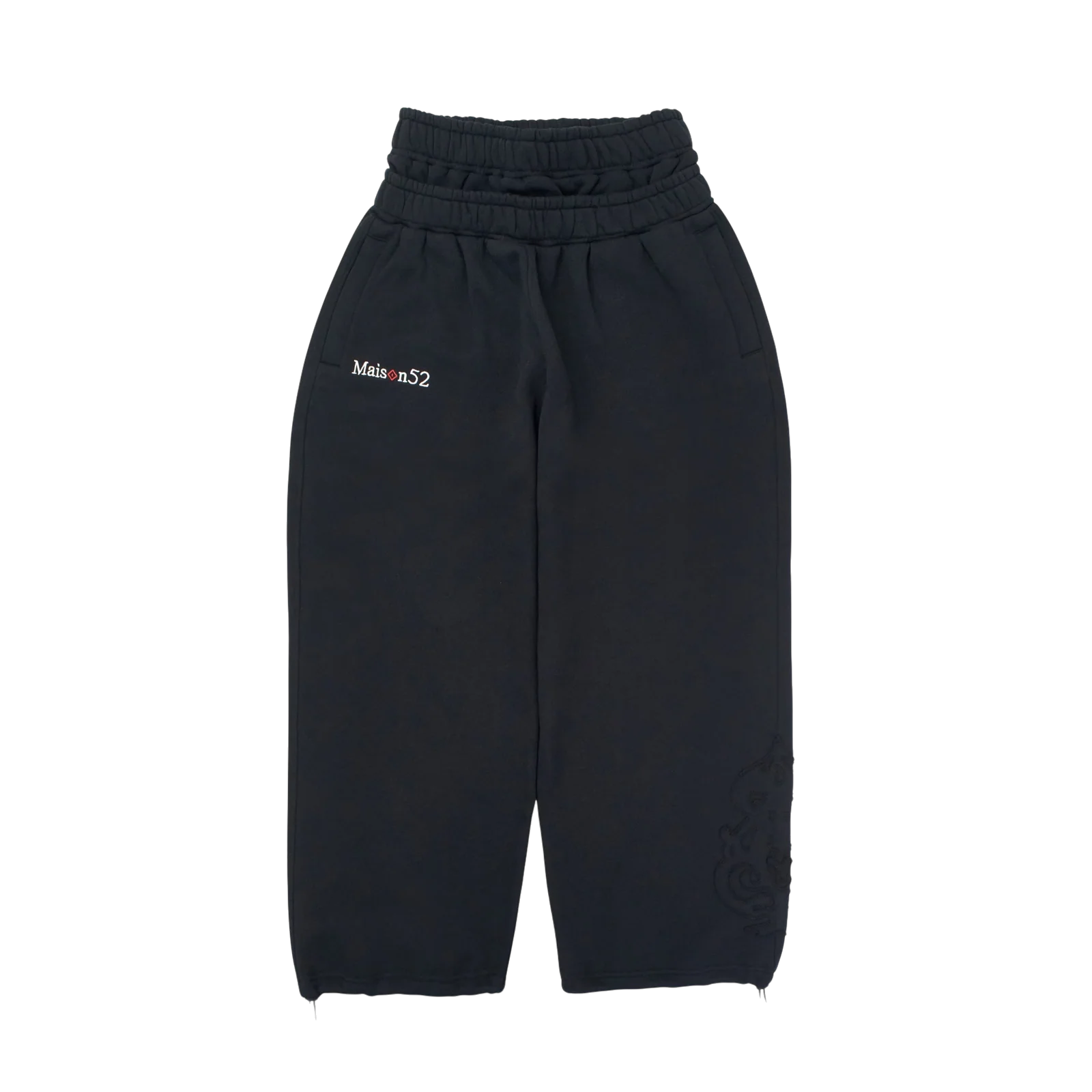 CARD SWEATPANT Black