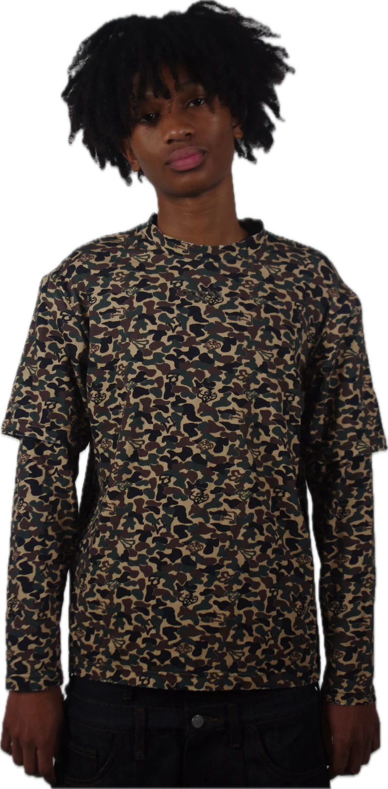 Studded Camo Longsleeve