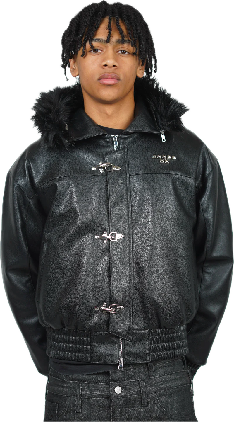 BLACK ABORNED JACKET