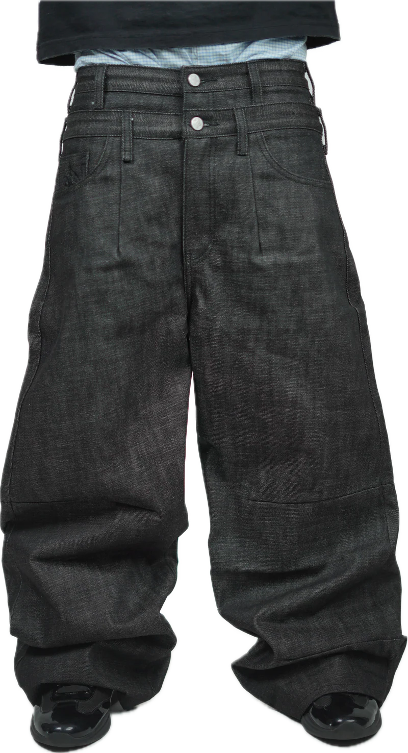CARD SELVEDGE BLACK JEANS