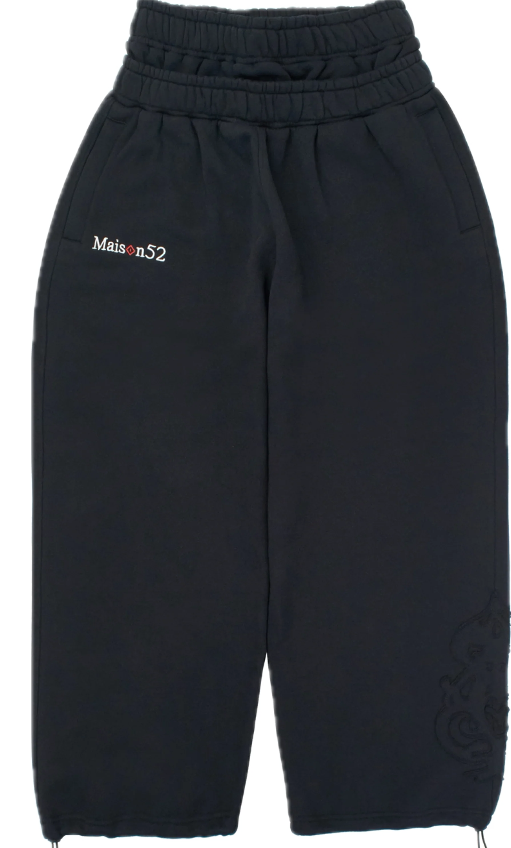 CARD SWEATPANT Black