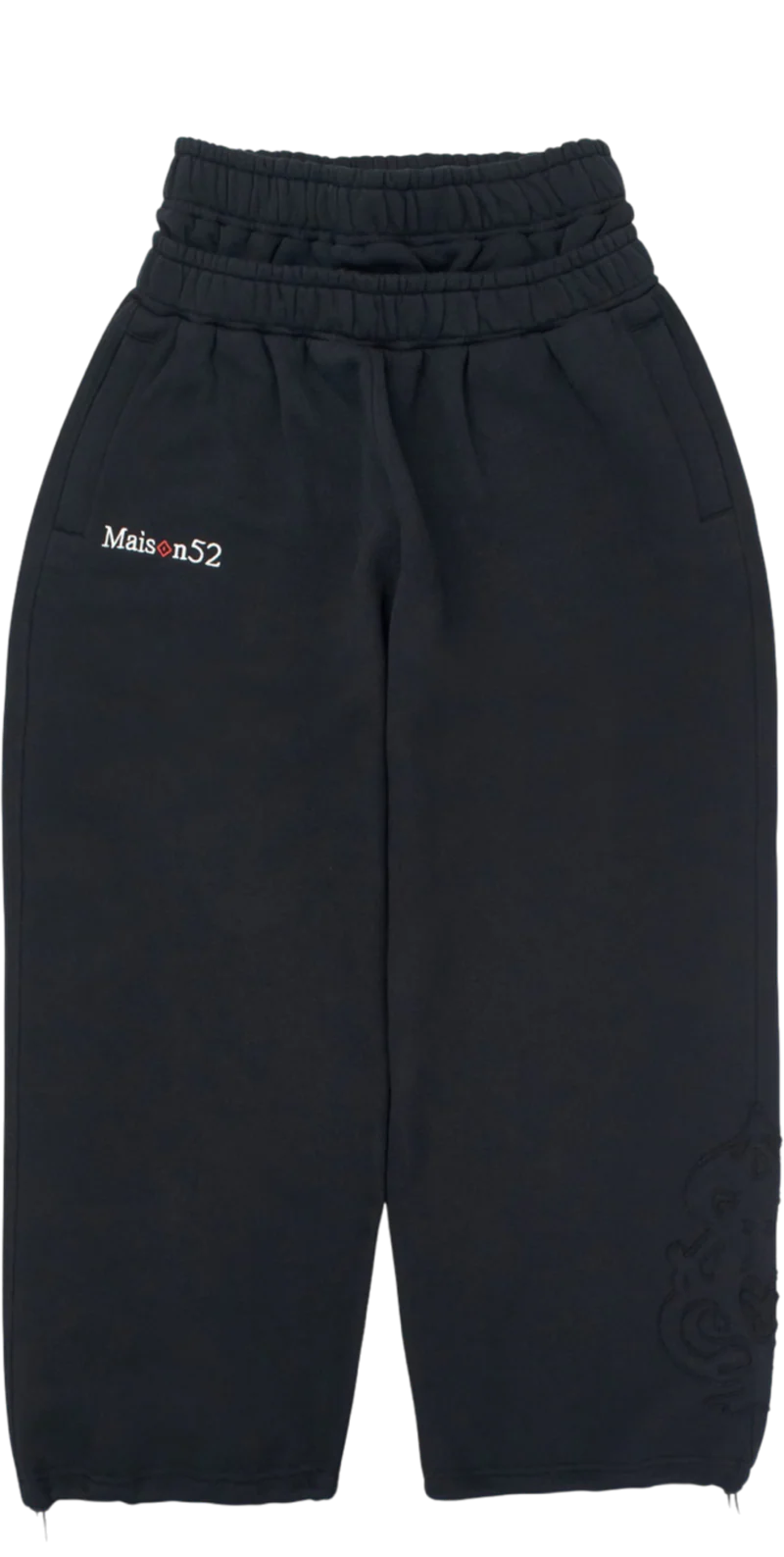 CARD SWEATPANT Black
