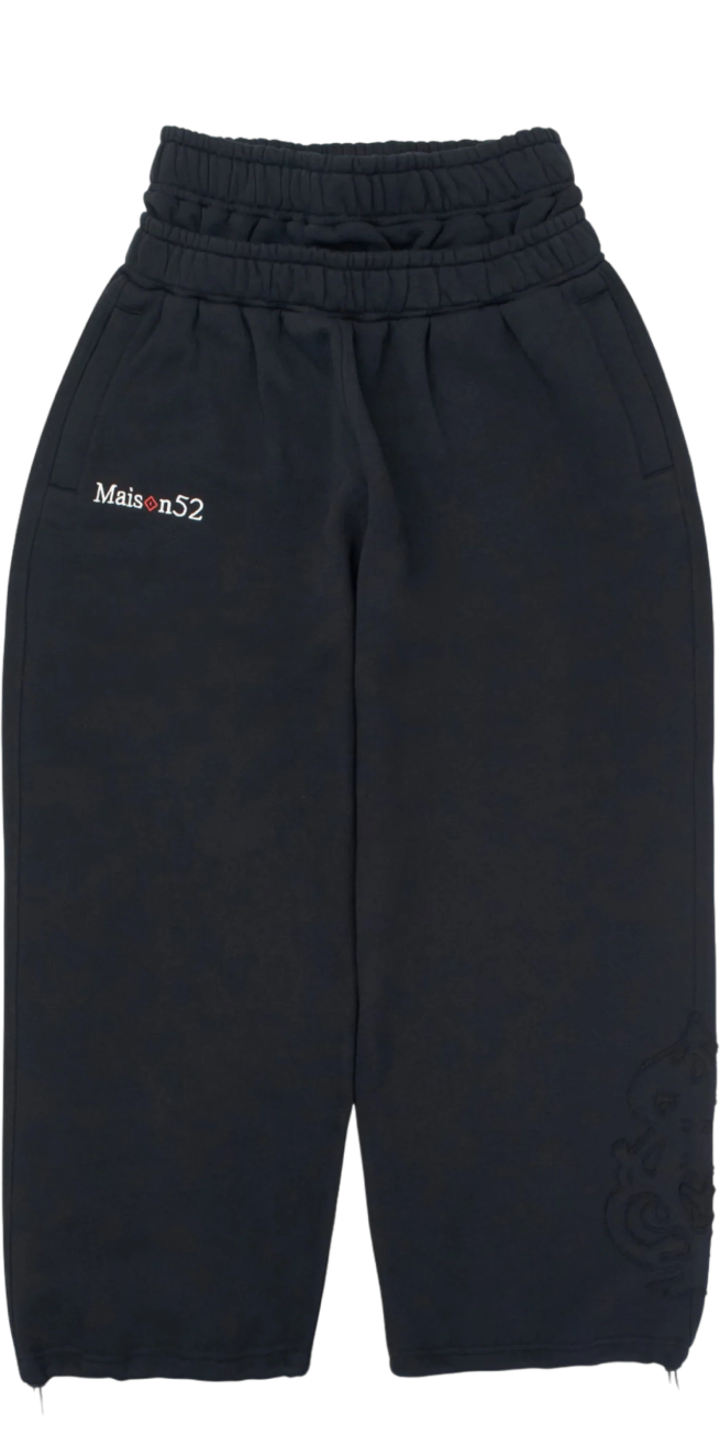 CARD SWEATPANT Black