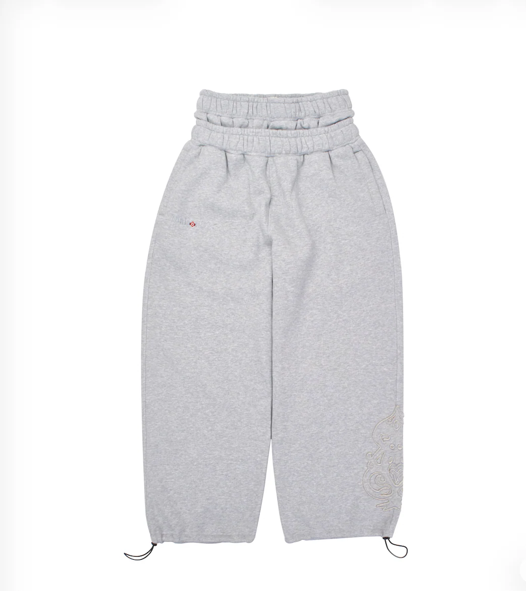 CARD SWEAT PANT grey